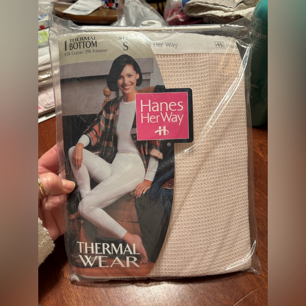 2/$20 Hanes Her Way Thermal Underwear Pants NIP
